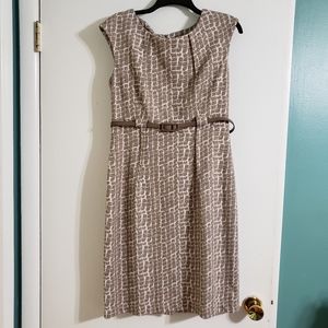 Connected Apparel Dress Size 10 Never worn tan